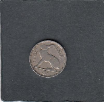 Beschrijving: 3 Pence  HARE  